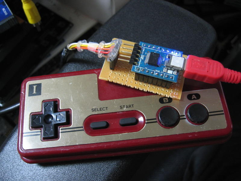 電子工作編】ファミコンコントローラーをPCにUSBで繋いでみた